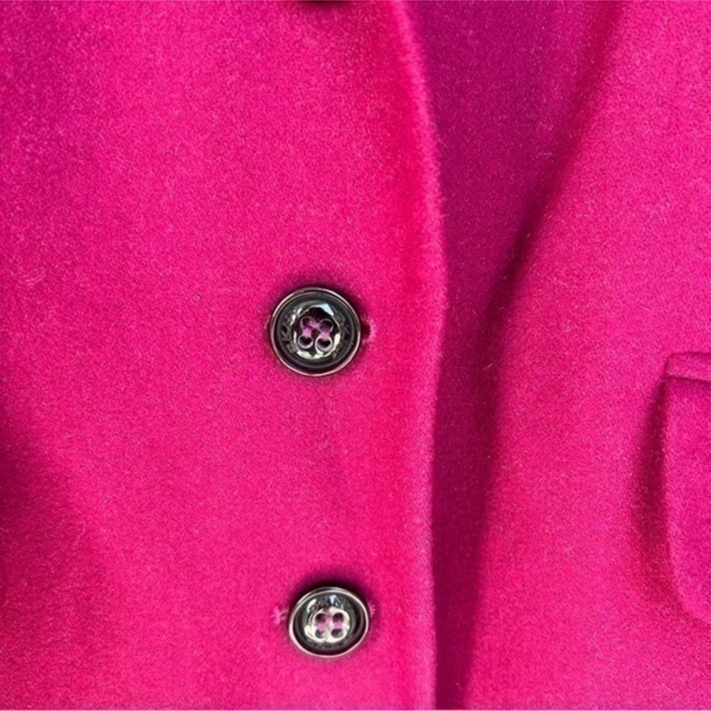 ✨Like New DKNY Women's Burgundy fuchsia pink blazer style peacoat size 8 - Picture 5 of 9